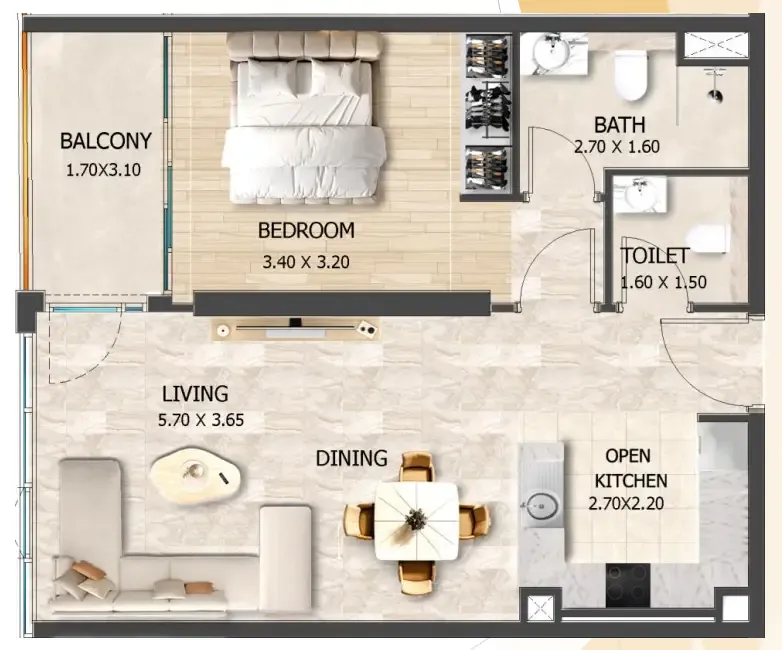 VHS Developments Crystal Tower by VHS floor plan