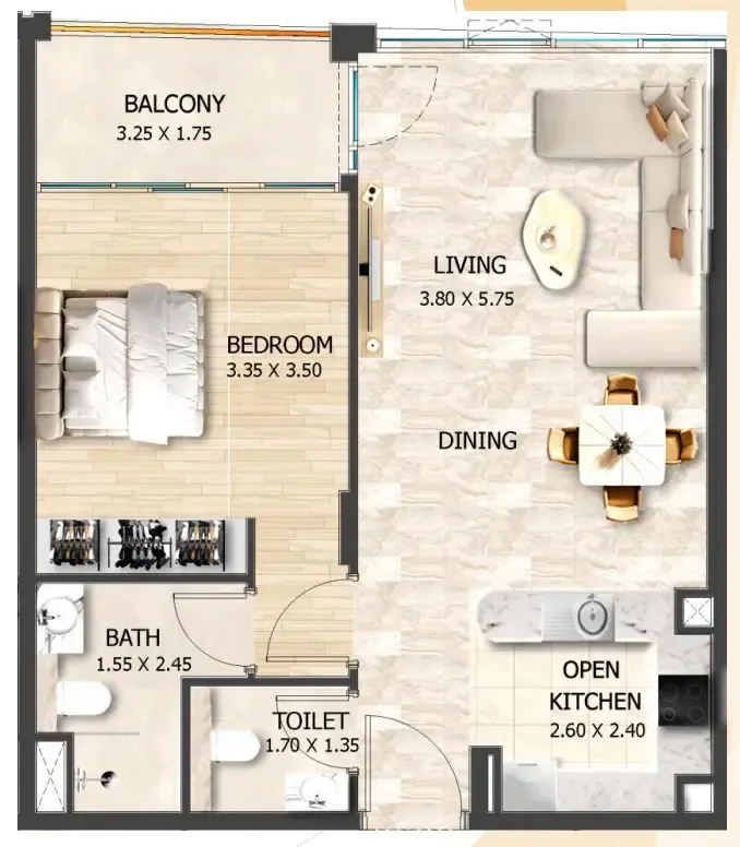 VHS Developments Crystal Tower by VHS floor plan