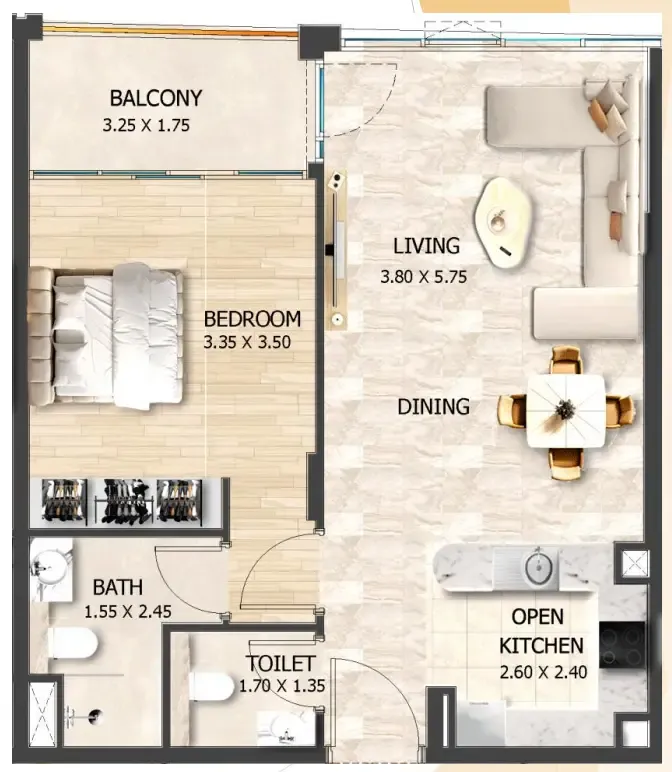 VHS Developments Crystal Tower by VHS floor plan