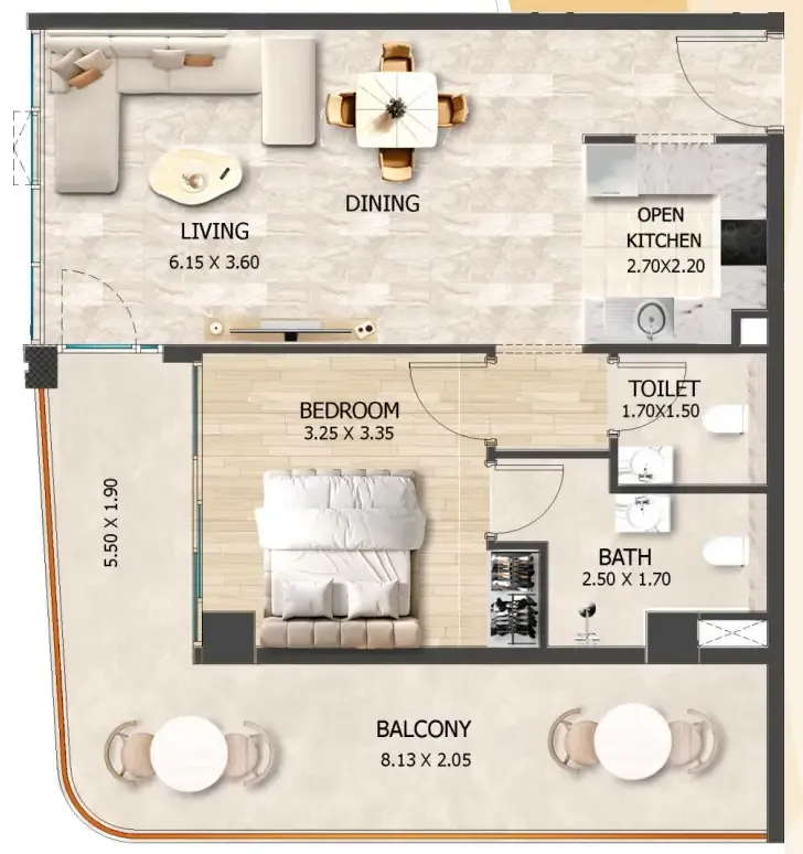 VHS Developments Crystal Tower by VHS floor plan