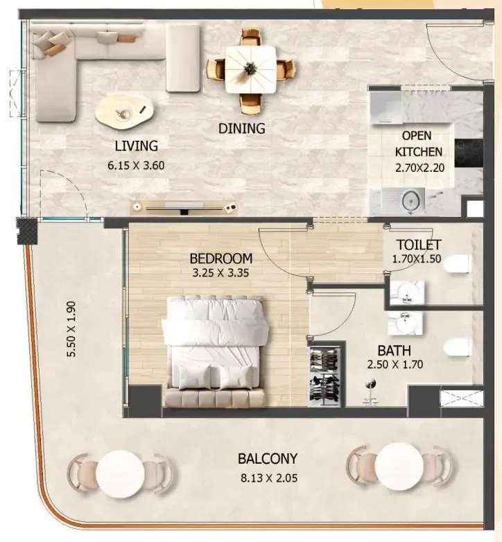 VHS Developments Crystal Tower by VHS floor plan