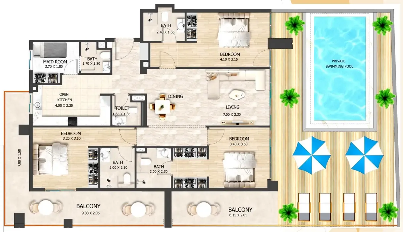 VHS Developments Crystal Tower by VHS floor plan