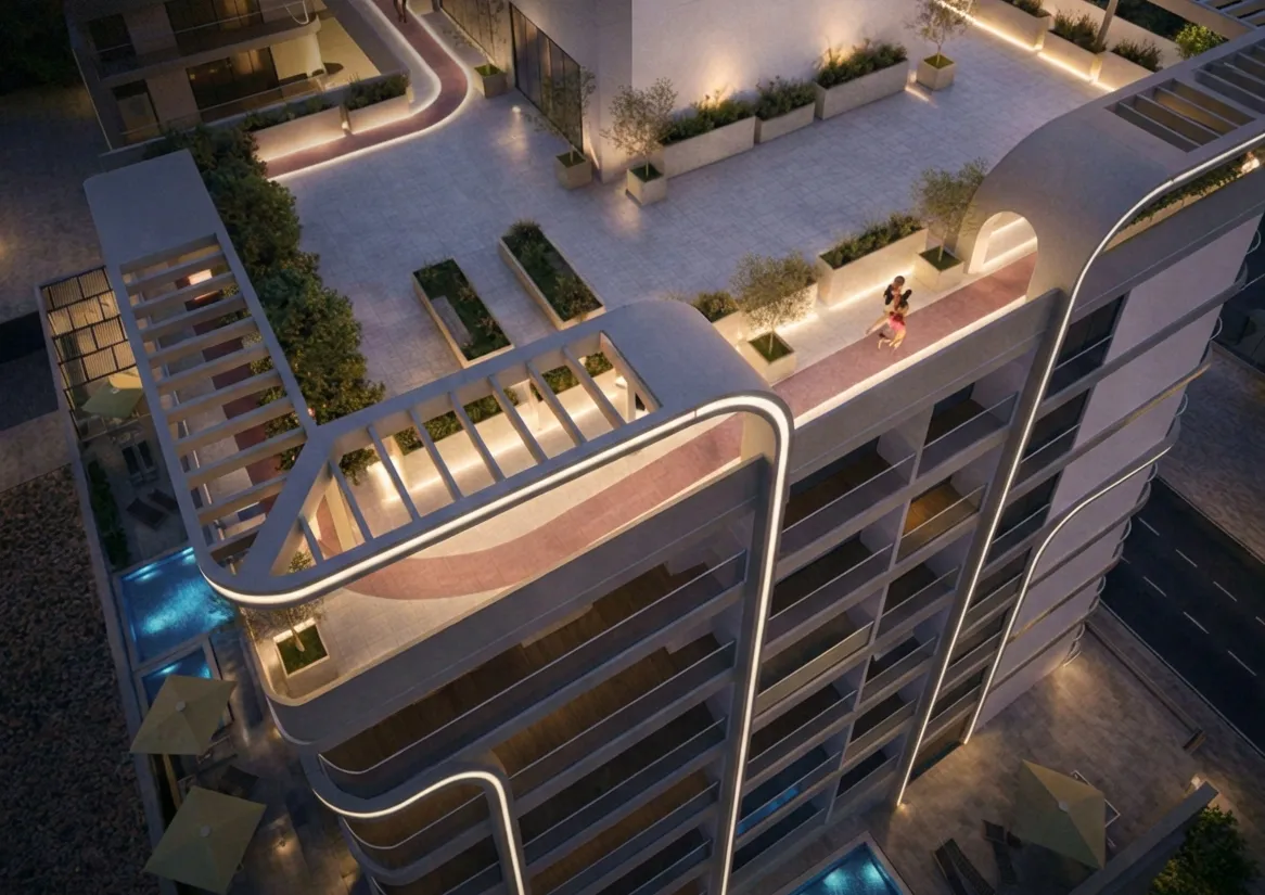Exterior at Crystal Tower by VHS in Dubai International City Dubai