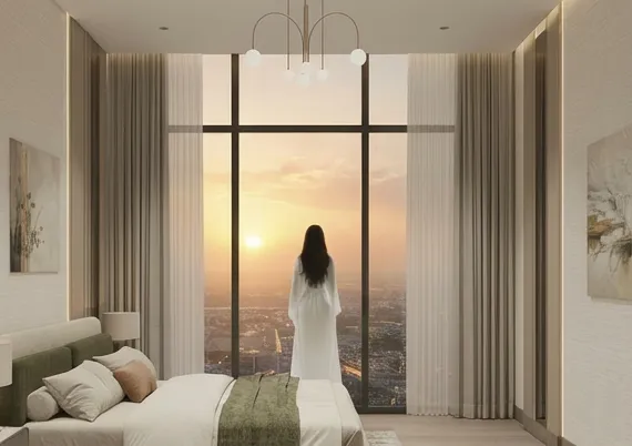 Interior at Crystal Tower by VHS in Dubai International City Dubai