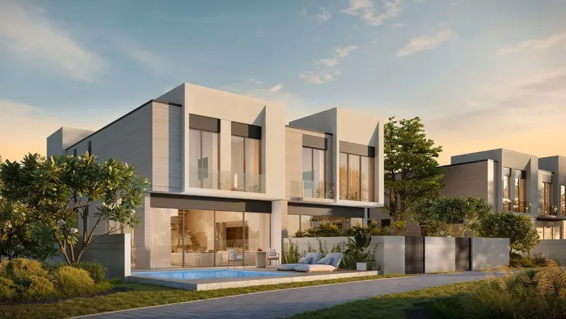 Exterior at D Villas in Jumeirah Golf Estates Dubai