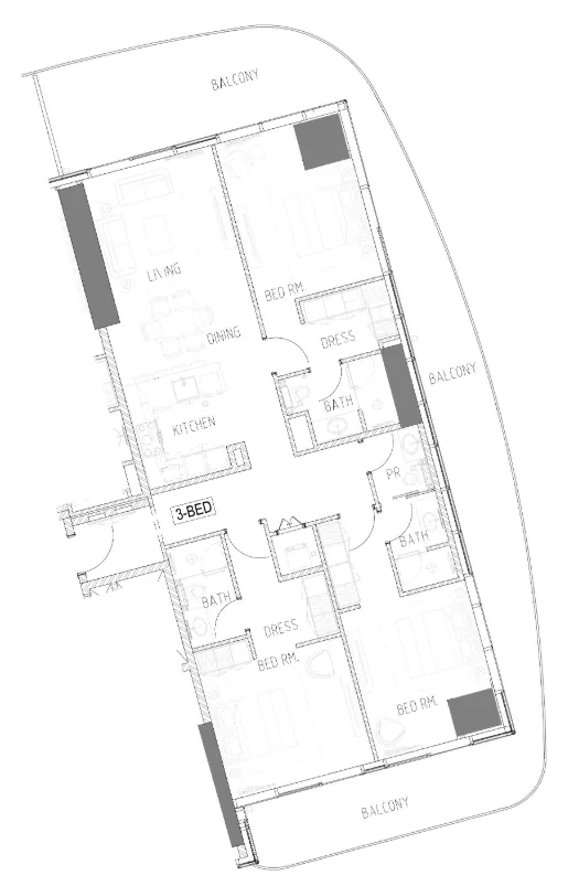 DAMAC Damac Bay 2 floor plan