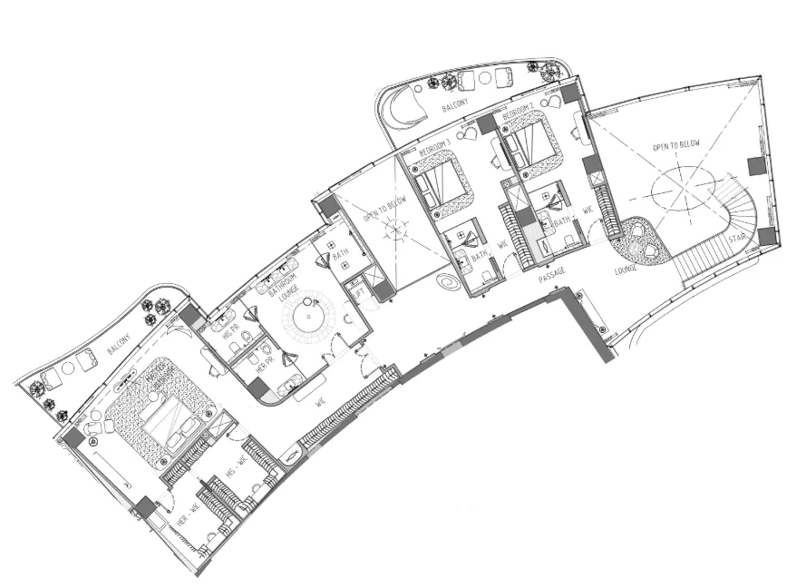 DAMAC Damac Bay floor plan