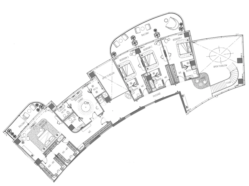 DAMAC Damac Bay floor plan