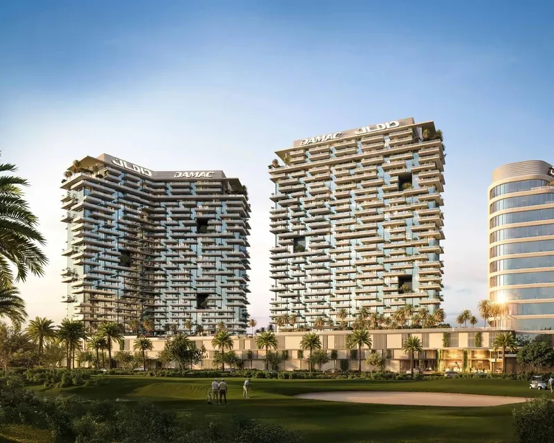 Exterior at Damac District in Damac Hills Dubai