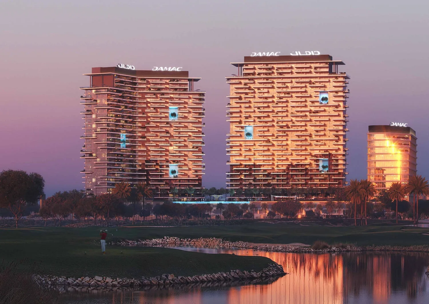 Exterior at Damac District in Damac Hills Dubai