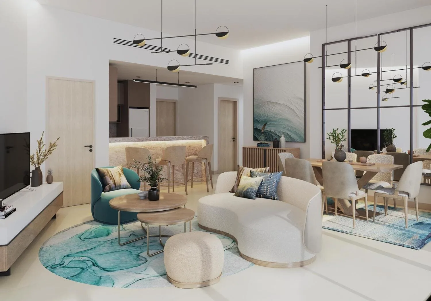 Interior at Damac District in Damac Hills Dubai