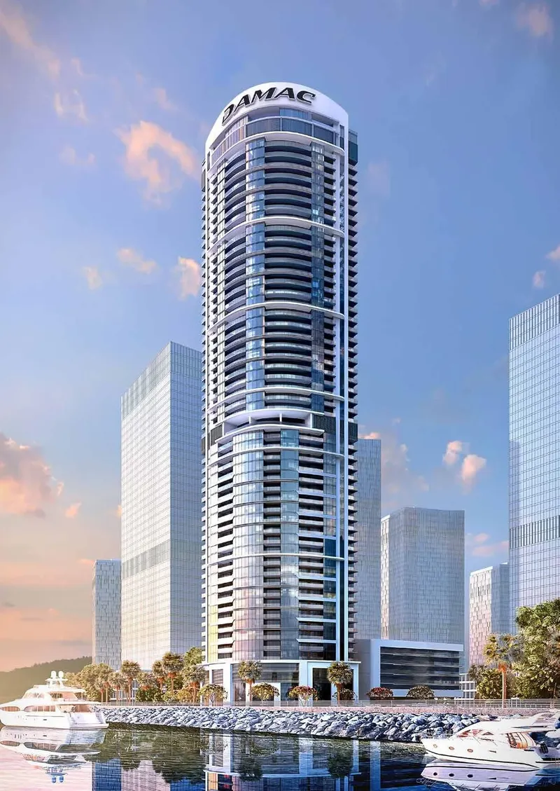 Exterior at Damac Harbour Lights in Maritime City Dubai