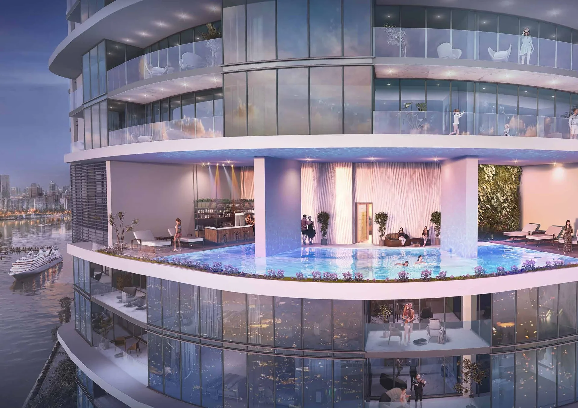 DAMAC Damac Harbour Lights Exterior