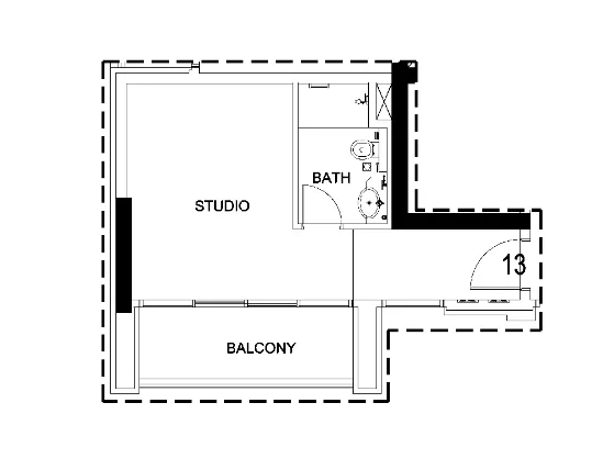 DAMAC Damac Hills 2 - Hotel Edge by Rotana floor plan