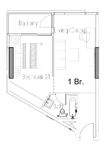 DAMAC Damac Hills 2 - Hotel Edge by Rotana floor plan