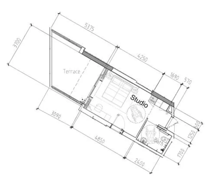 DAMAC Damac Hills 2 - Hotel Edge by Rotana floor plan