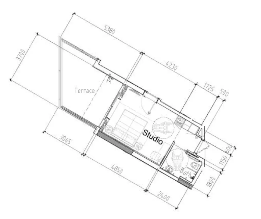 DAMAC Damac Hills 2 - Hotel Edge by Rotana floor plan