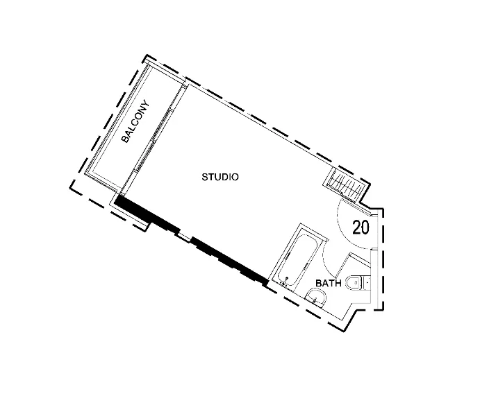 DAMAC Damac Hills 2 - Hotel Edge by Rotana floor plan