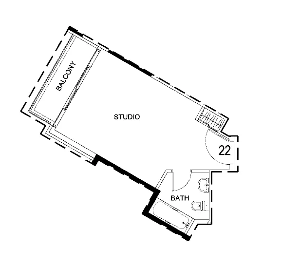 DAMAC Damac Hills 2 - Hotel Edge by Rotana floor plan