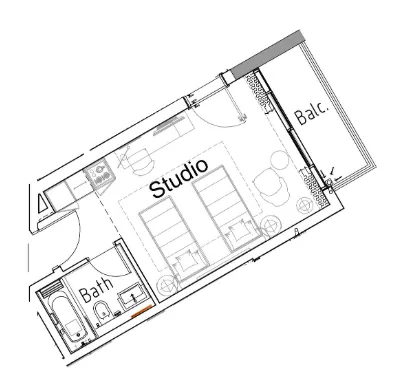 DAMAC Damac Hills 2 - Hotel Edge by Rotana floor plan