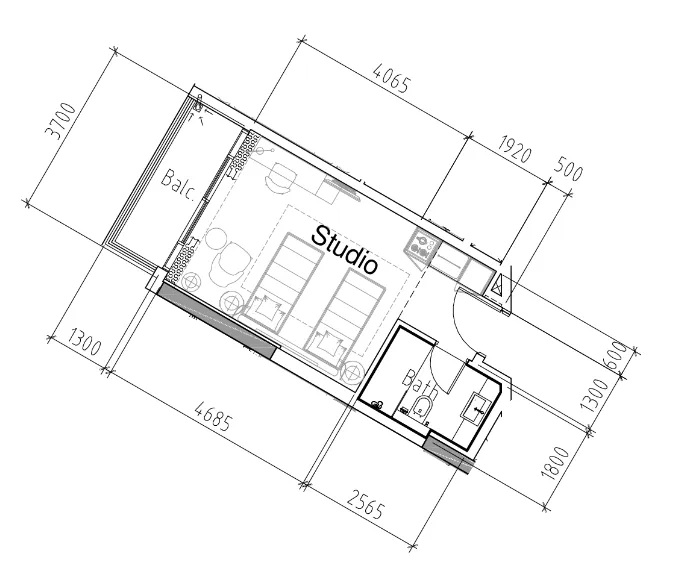 DAMAC Damac Hills 2 - Hotel Edge by Rotana floor plan
