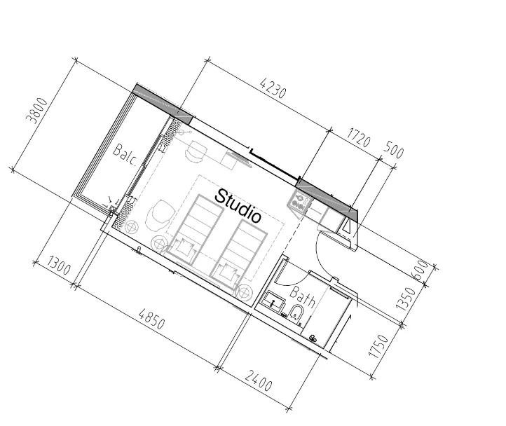 DAMAC Damac Hills 2 - Hotel Edge by Rotana floor plan