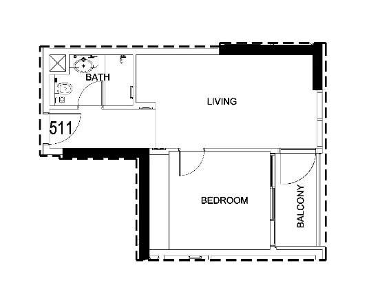 DAMAC Damac Hills 2 - Hotel Edge by Rotana floor plan