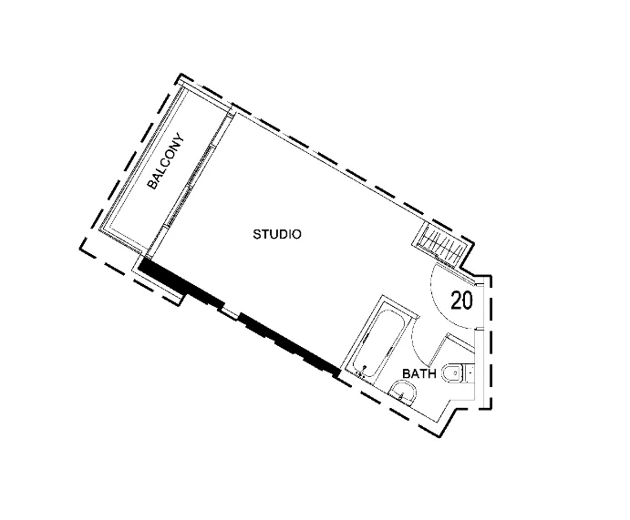 DAMAC Damac Hills 2 - Hotel Edge by Rotana floor plan