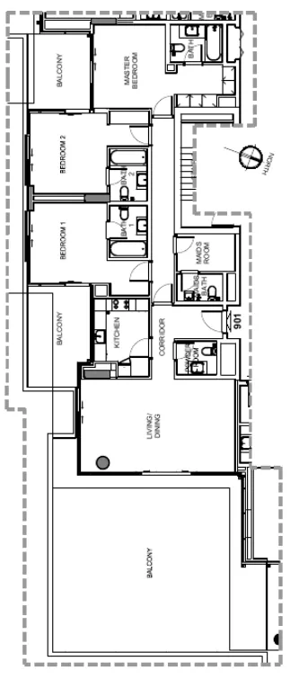 DAMAC Damac Hills - Golf Town floor plan