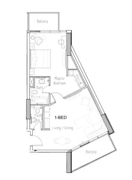 DAMAC Damac Hills - Radisson Dubai floor plan