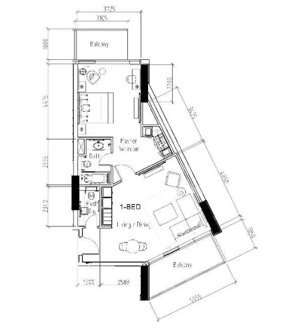 DAMAC Damac Hills - Radisson Dubai floor plan