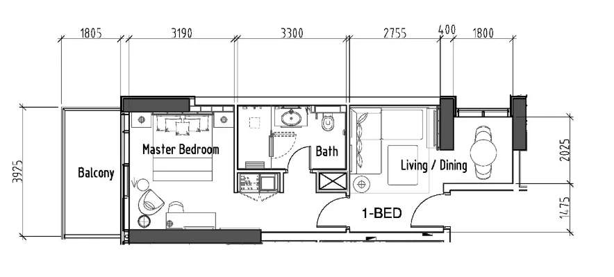 DAMAC Damac Hills - Radisson Dubai floor plan