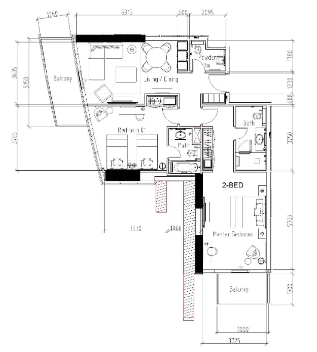 DAMAC Damac Hills - Radisson Dubai floor plan