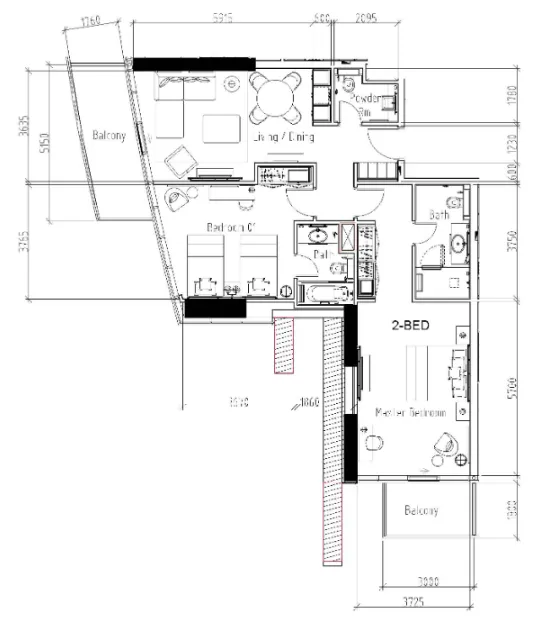 DAMAC Damac Hills - Radisson Dubai floor plan