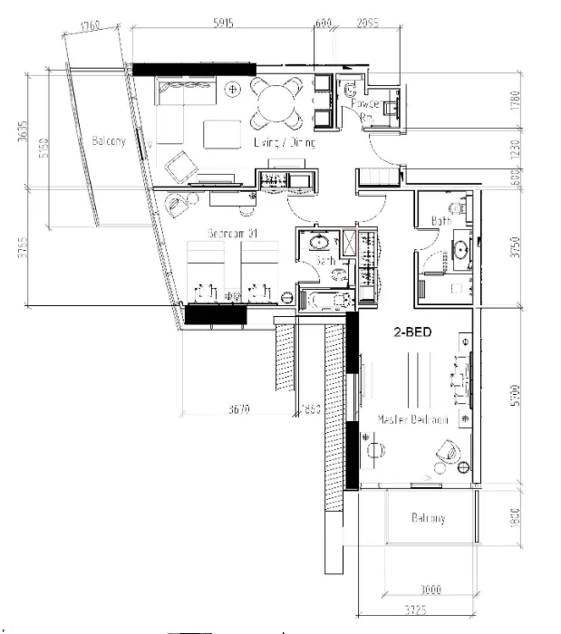 DAMAC Damac Hills - Radisson Dubai floor plan