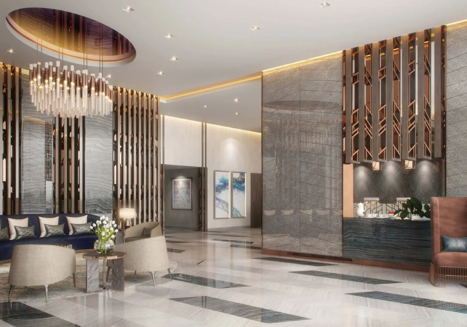 DAMAC Damac Hills - Radisson Dubai Lobby