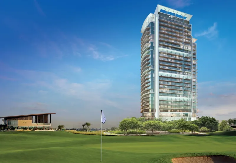 Exterior at Damac Hills - Radisson Dubai in Damac Hills Dubai