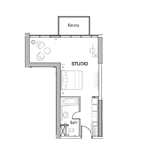 DAMAC Damac Hills - Radisson Dubai floor plan