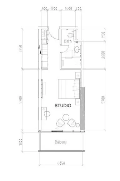 DAMAC Damac Hills - Radisson Dubai floor plan