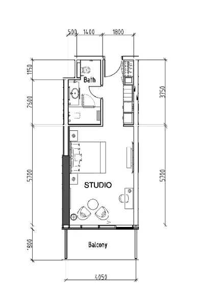 DAMAC Damac Hills - Radisson Dubai floor plan