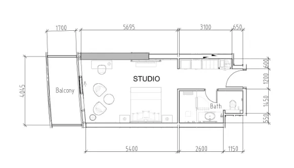 DAMAC Damac Hills - Radisson Dubai floor plan