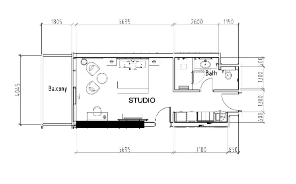DAMAC Damac Hills - Radisson Dubai floor plan