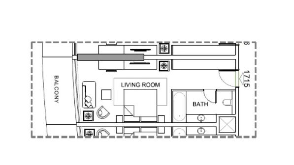 DAMAC Damac Hills - Radisson Dubai floor plan