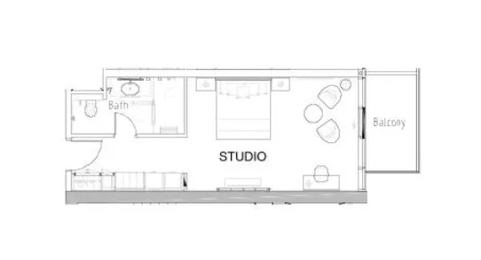 DAMAC Damac Hills - Radisson Dubai floor plan