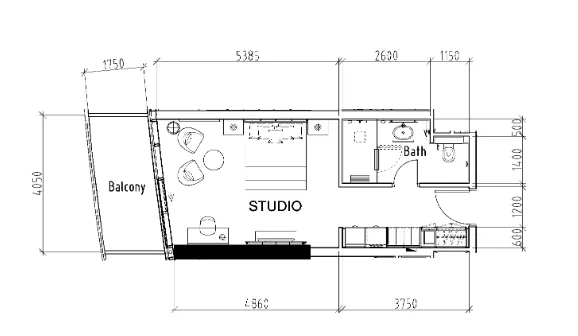 DAMAC Damac Hills - Radisson Dubai floor plan