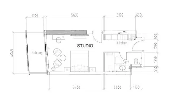 DAMAC Damac Hills - Radisson Dubai floor plan