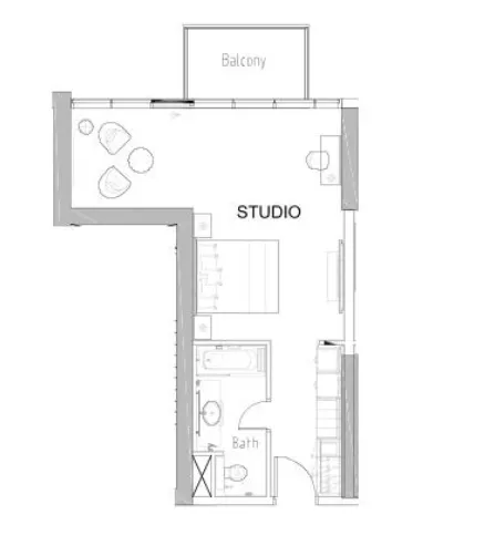 DAMAC Damac Hills - Radisson Dubai floor plan