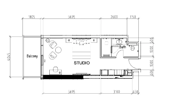 DAMAC Damac Hills - Radisson Dubai floor plan
