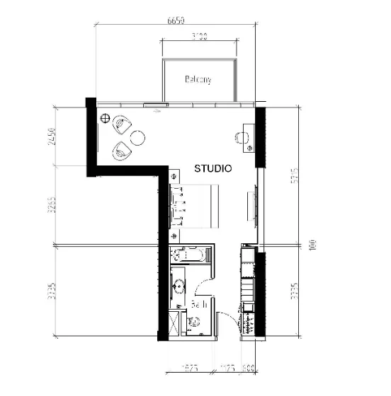 DAMAC Damac Hills - Radisson Dubai floor plan