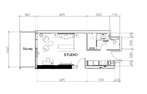 DAMAC Damac Hills - Radisson Dubai floor plan